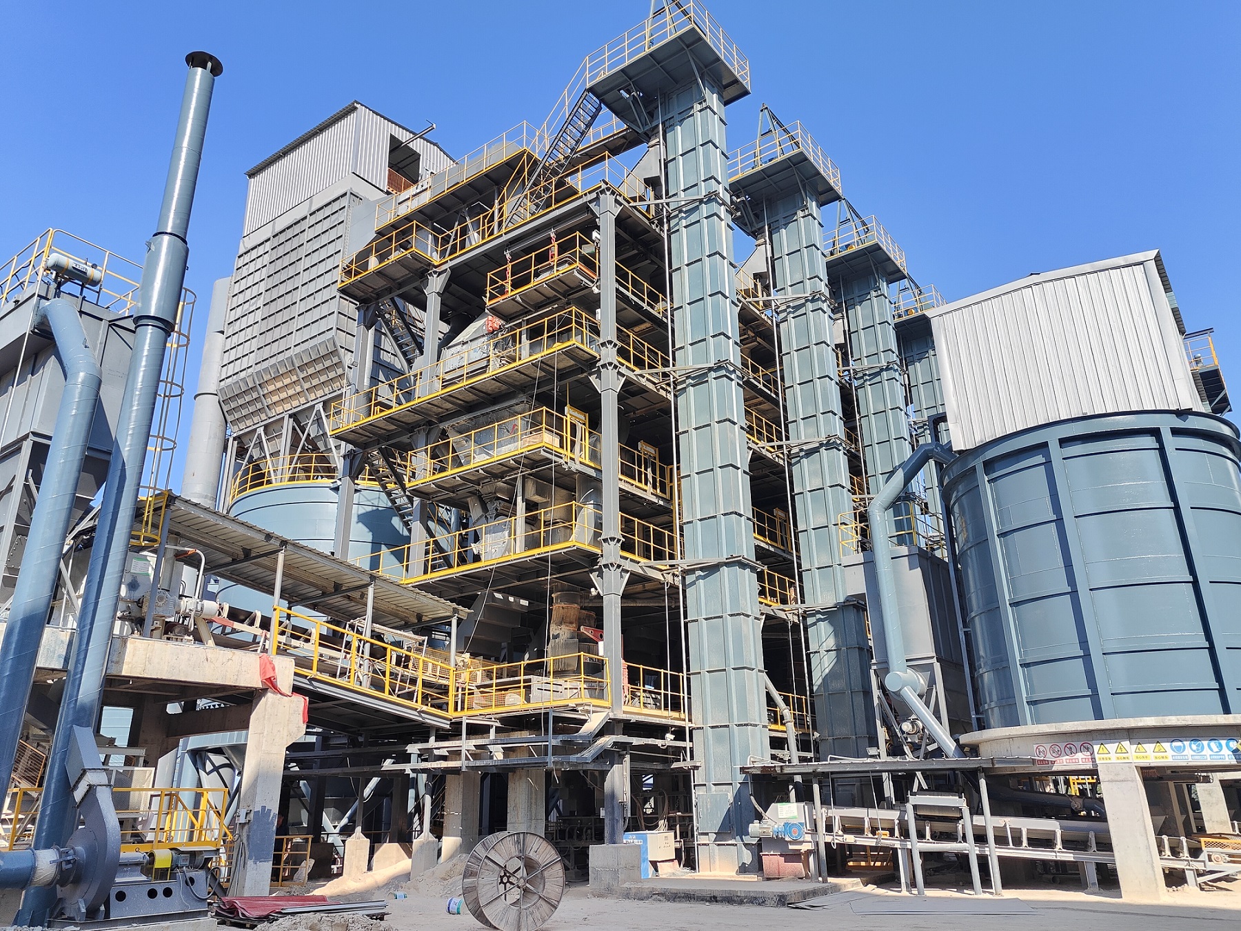 唐山金路v8干式整形砂石同出系統(tǒng)，新型立體化砂石生產(chǎn)模式